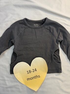 Pehr - 18-24M Classic Black Kids Long Sleeve Shirt